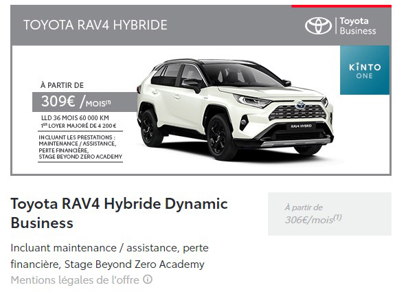 RAV 4 hybride Dynamic